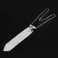 Unique Metal Tie Necklace/Sweater Chain