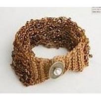 Knitted Brown Bracelet