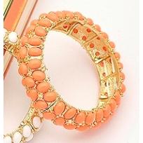 Bohemian Style Beads Bangle - Orange