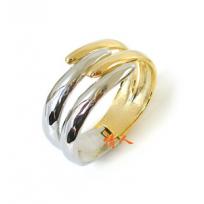 Dual Color Crossing Bangle