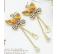 Crystal Butterfly Earrings