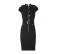 Black Minimalist Trench Dress