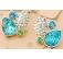 Crystal Earrings With Diamonds - Silver